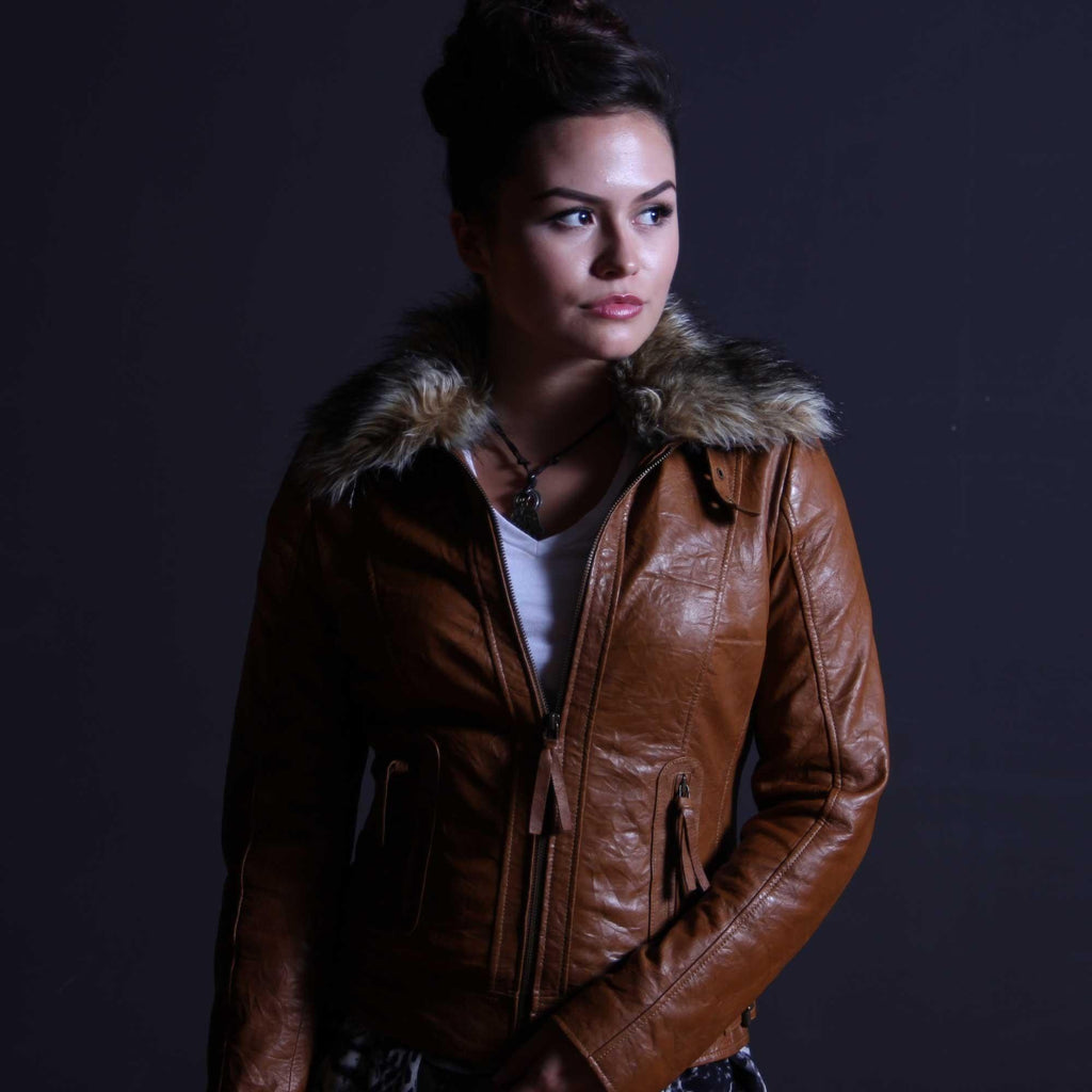 Billy Leather Jacket for Women