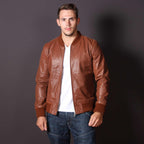 Desert Men Bomber Jacket Brown