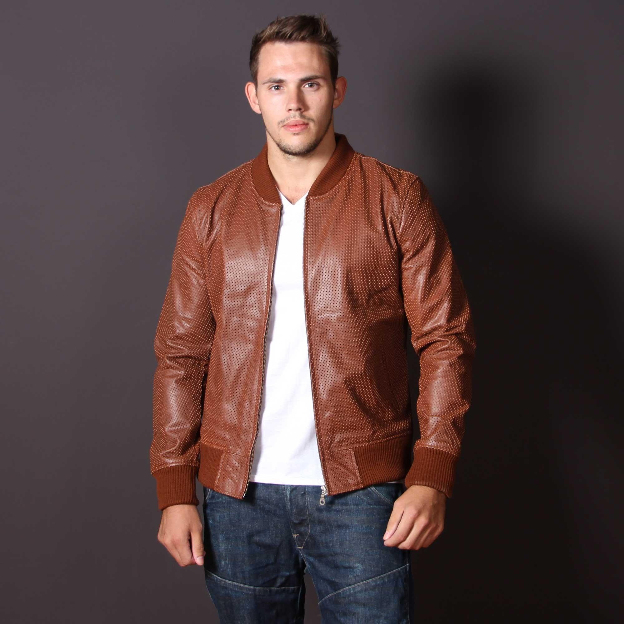 Desert Men Bomber Jacket Brown