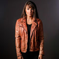 Ginger Leather Jacket for Women