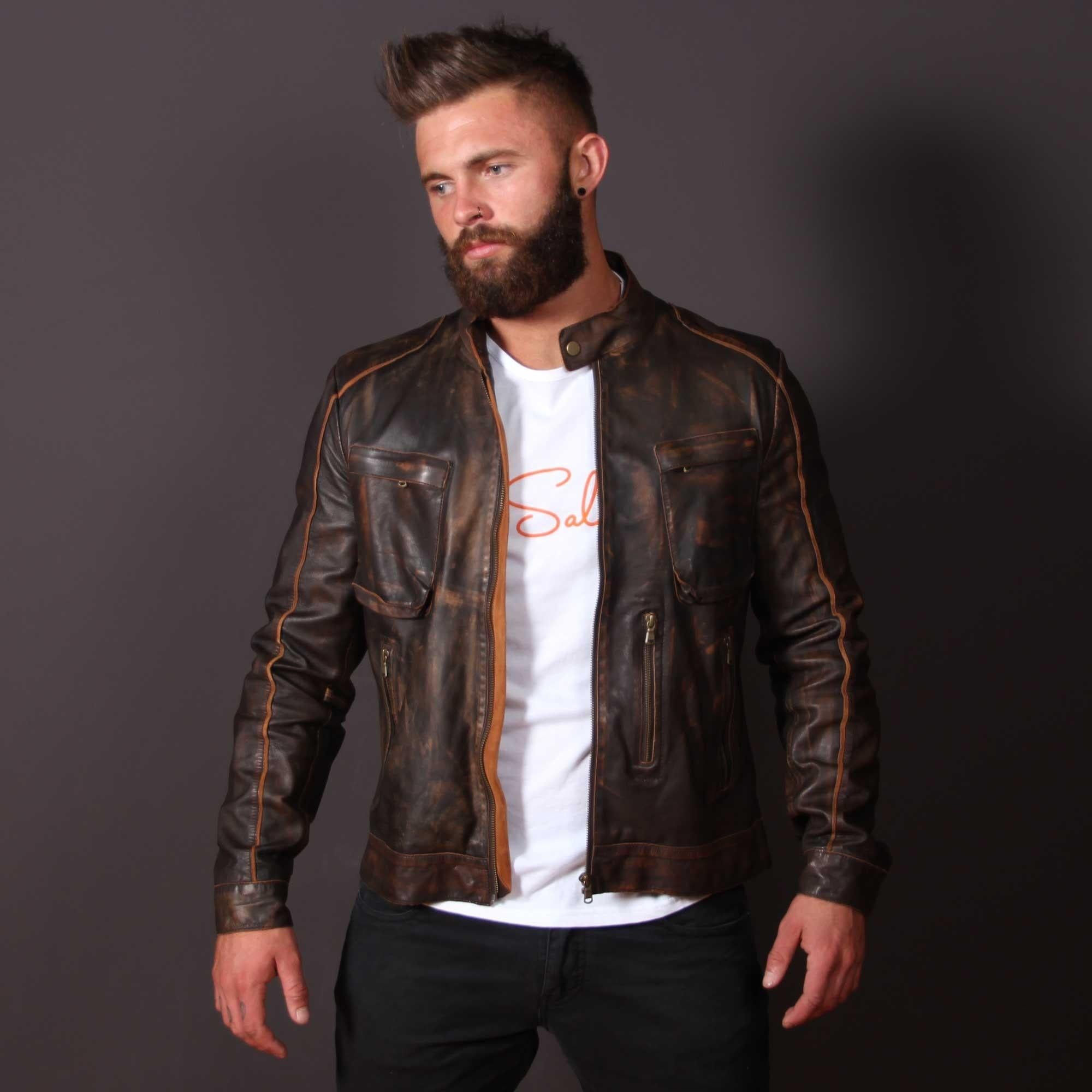 Outlaw Leather Jacket for Men