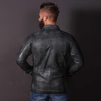 Men's Casual Fashion Leather Frost Jacket