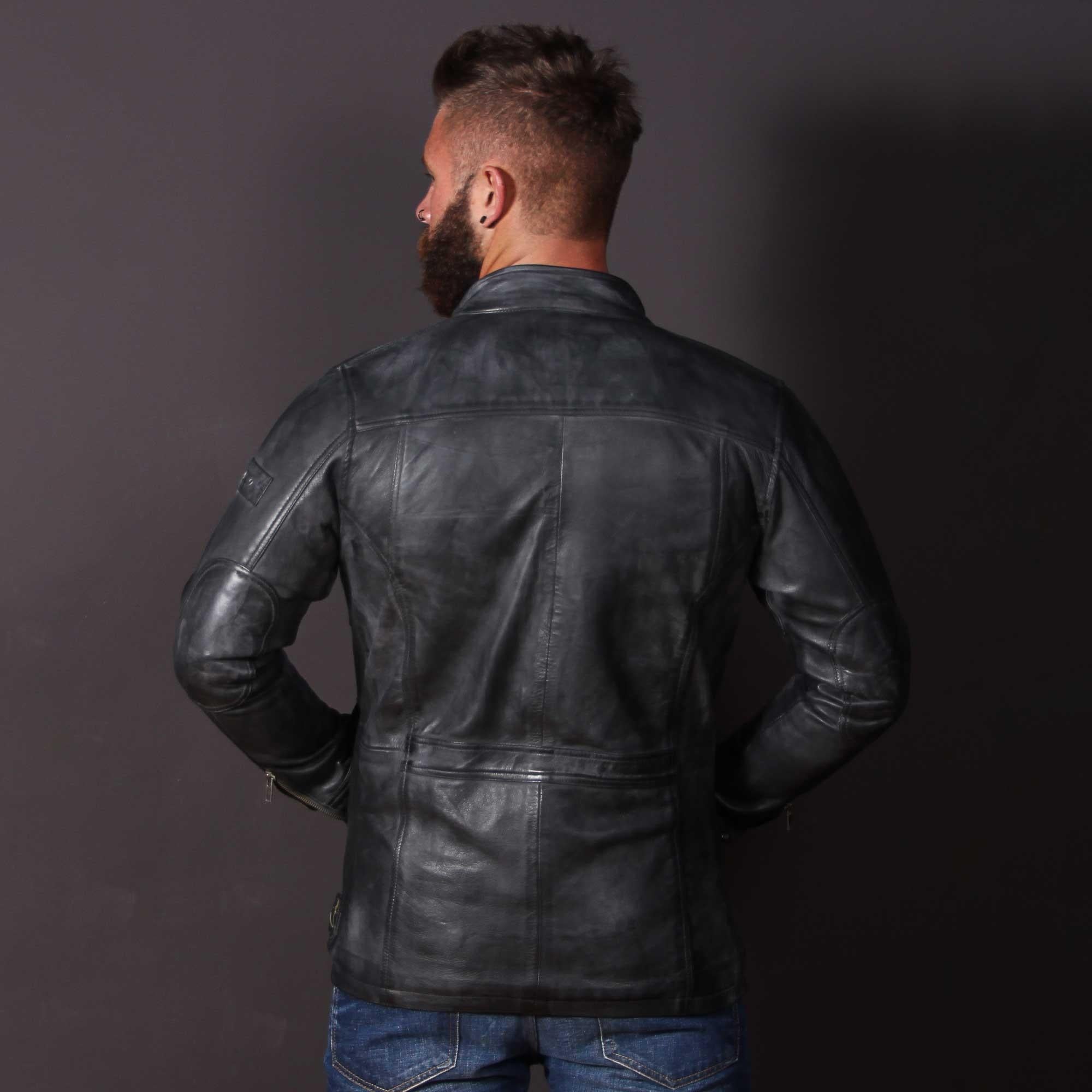 Men's Casual Fashion Leather Frost Jacket