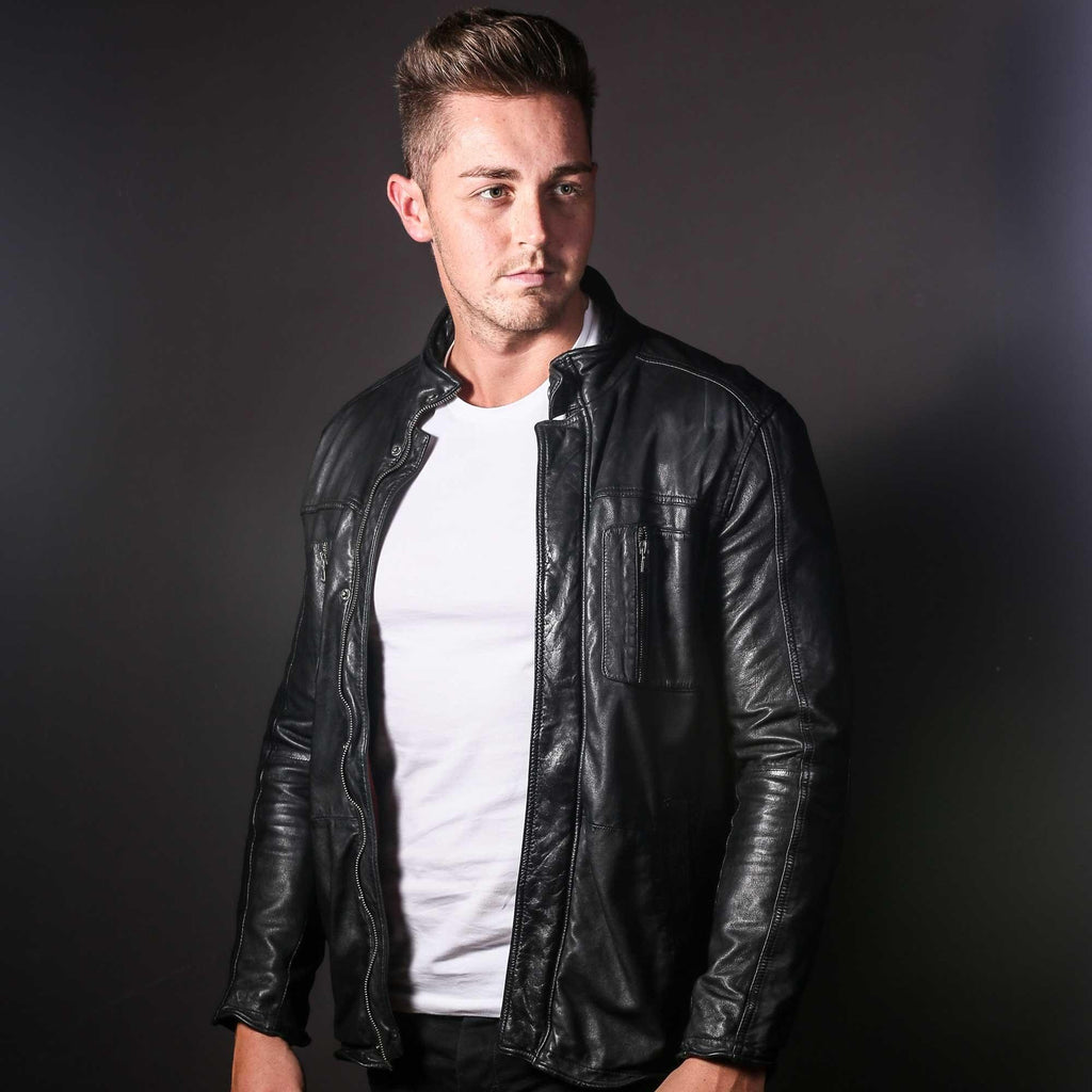 Men's Fashion Ice Leather Jacket