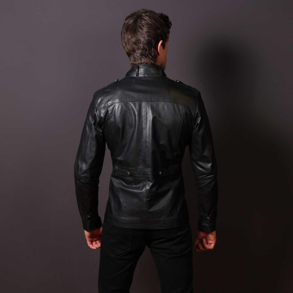 Men's Leather Fashion Rockwell Jacket