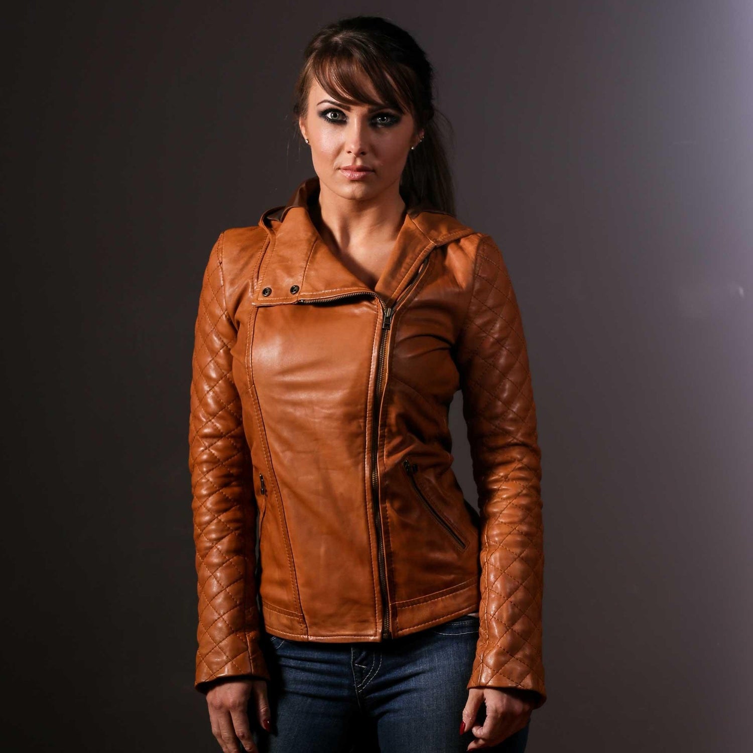 Nia Women Casual Jacket with Hood