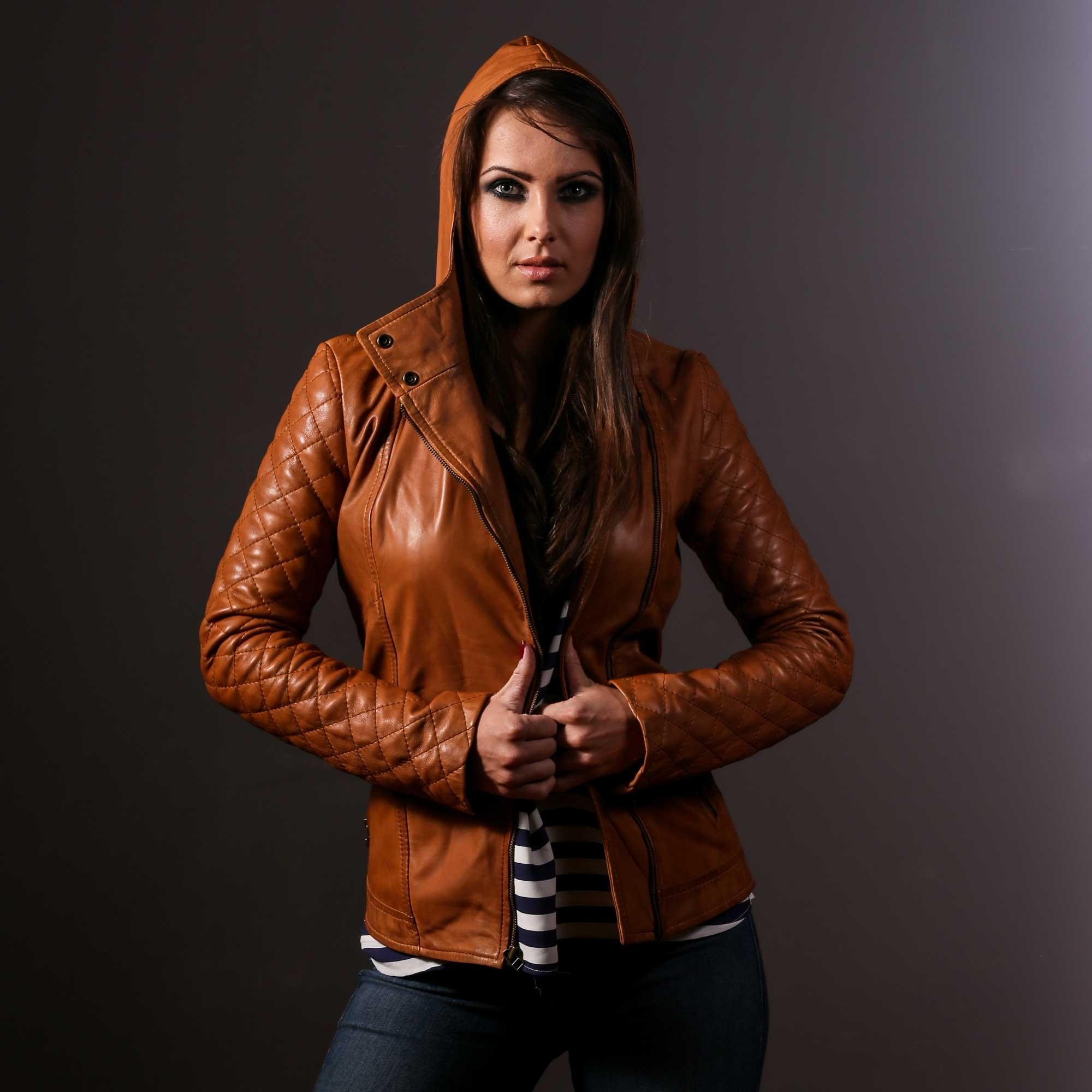 Nia Women Casual Jacket with Hood