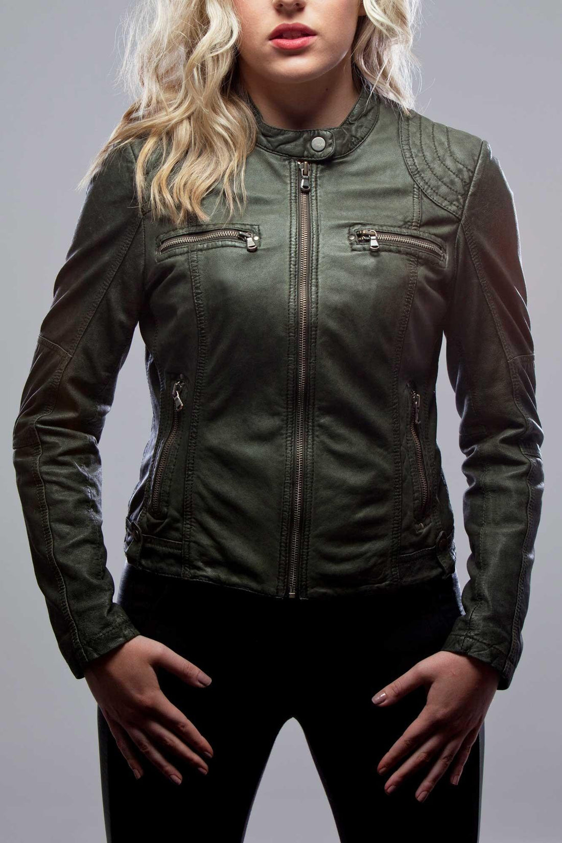 Sassy Leather Jacket Women