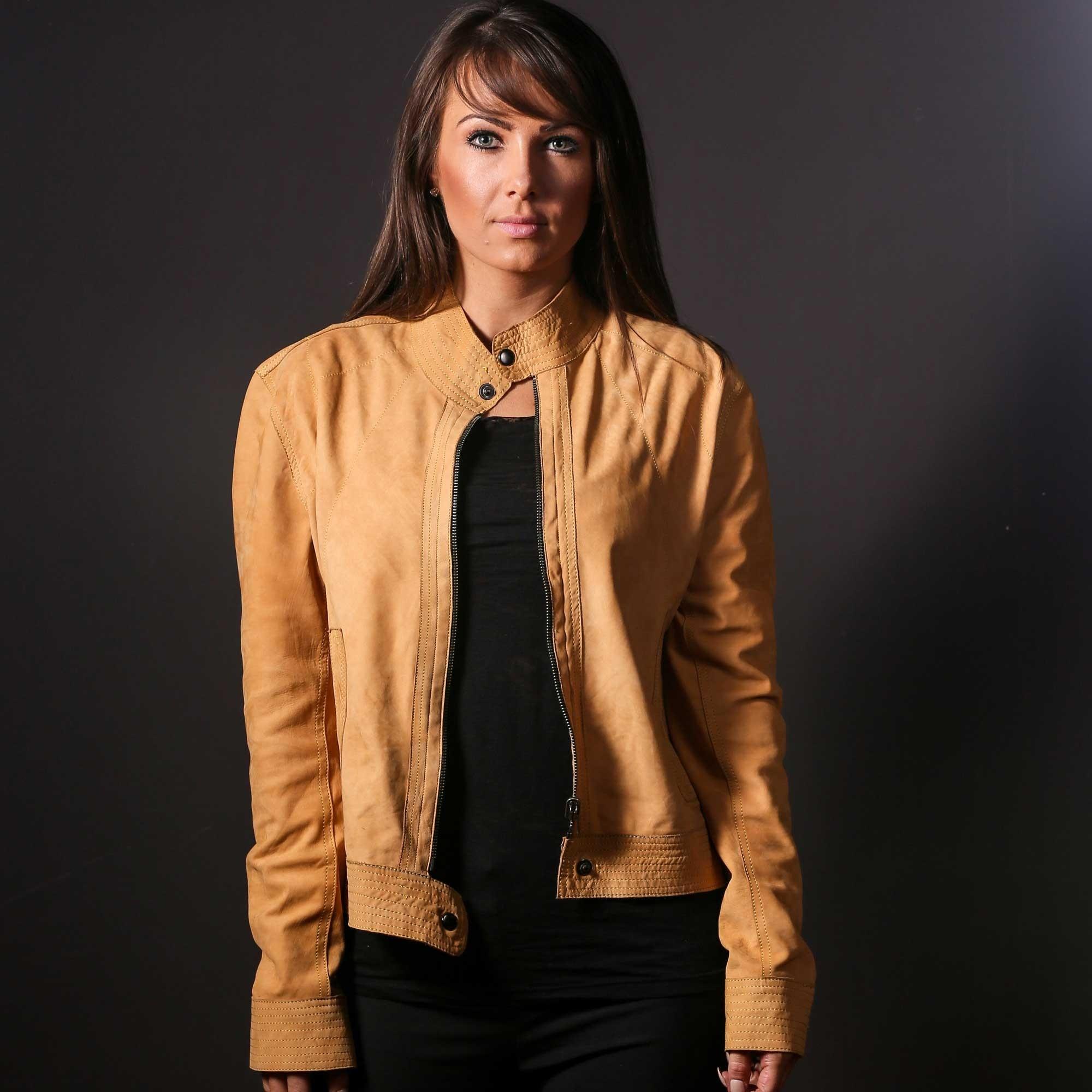 Vivo Short Body Leather Jacket