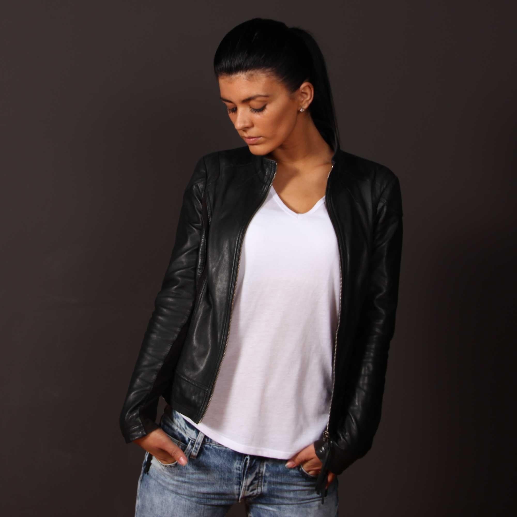 Adore Stylish Leather Jacket for Women